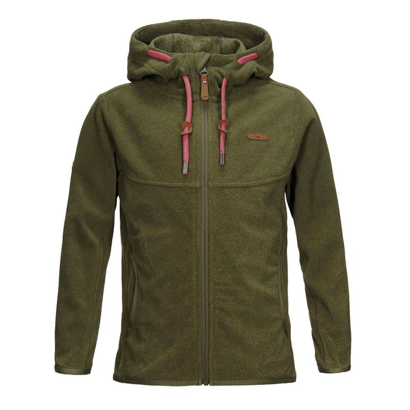 LIPPI - Poleron Niña Stripes Nano-F Full Zip Laurel Lippi