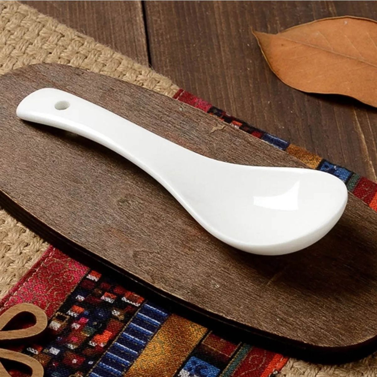 IMAHE - Set De 6 Cuchara Degustacion Porcelana Tower IMAHE