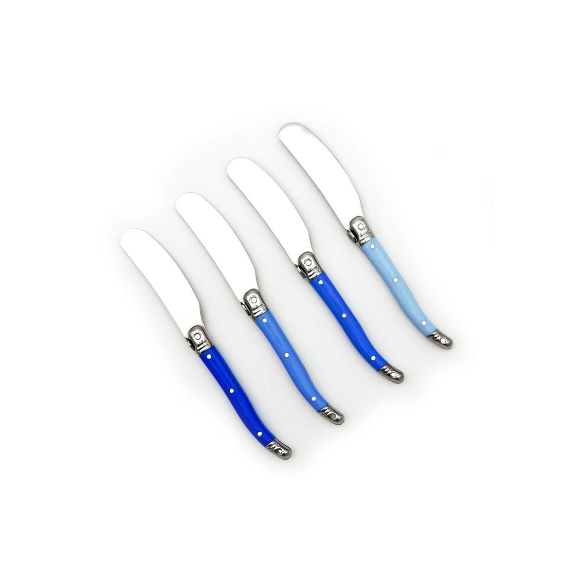 IMAHE - SET DE 4 CUCHILLOS APERITIVO MONTPELLIER AZUL IMAHE