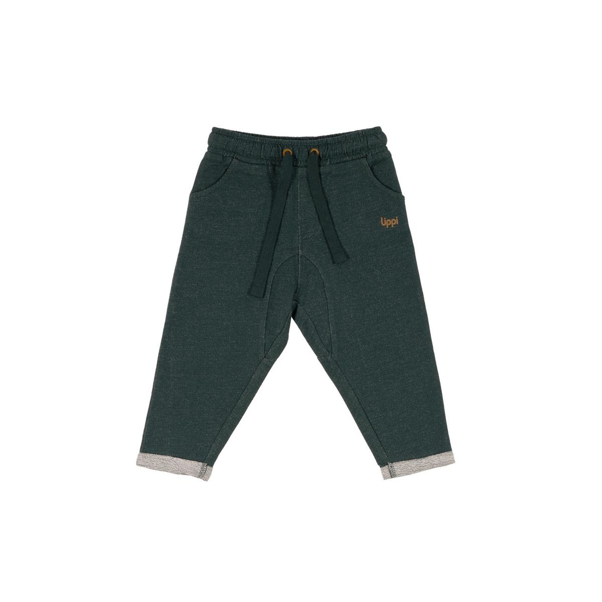 LIPPI - Pantalon Baby Boy Relaxed Pants Turquesa Oscuro Lippi
