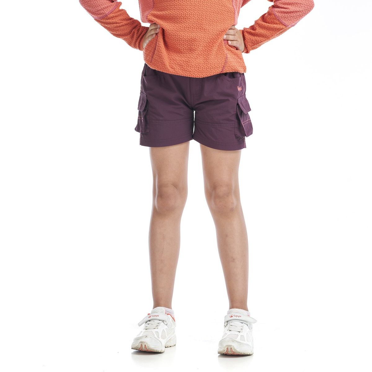 LIPPI - Short Niña Mini Just-Go Q-Dry Cargo Shorts Vino Lippi