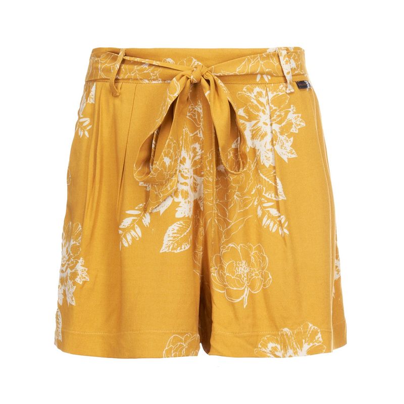 HAKA HONU - Short Mujer Shortiza Amarillo Haka Honu