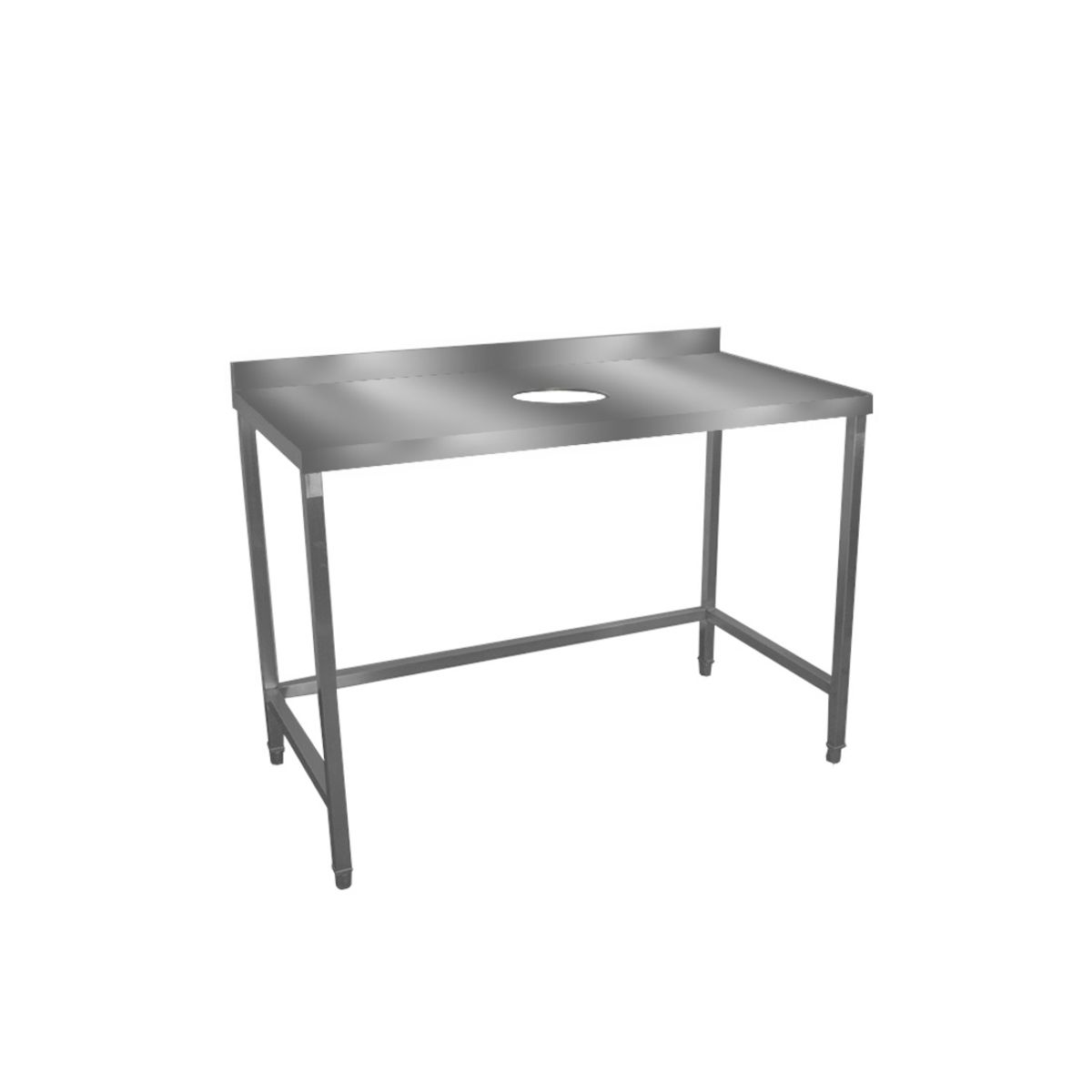 IMAHE - MESÓN DESCONCHE ACERO INOX MEDIDA 120 x 60 x 85 cm IMAHE