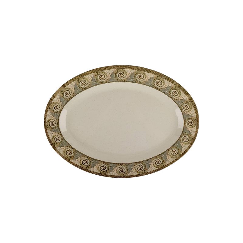IMAHE - PLATO MOSAICO OVALADO 21 X 15 IN. IMAHE