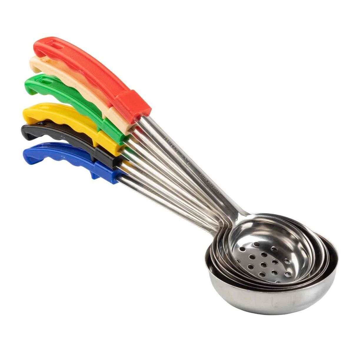 IMAHE - CUCHARA PORCIONADORA PERFORADA 5 OZ. 147 ML. AMARILLO IMAHE