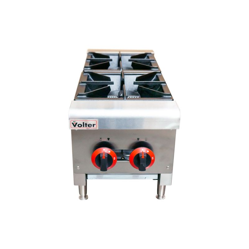 IMAHE - ANAFE INDUSTRIAL A GAS 2 PLATOS VOLTER IMAHE