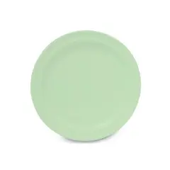 IMAHE - Set De 6 PLATO DE ALMUERZO MELAMINA VERDE 23 CM