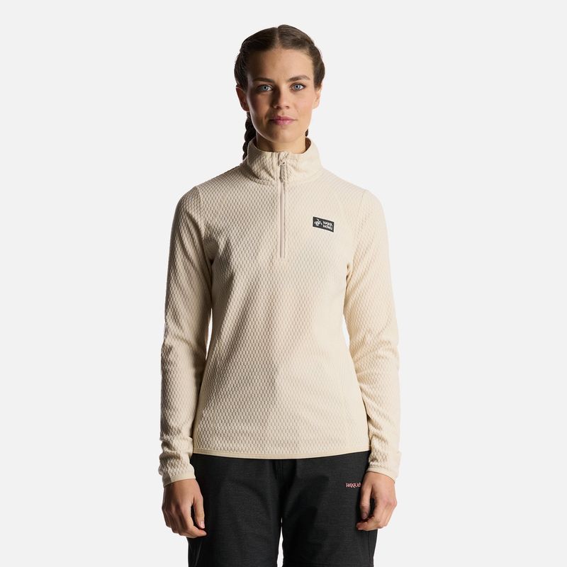 HAKA HONU - Polerón Mujer Taina Beige Haka Honu