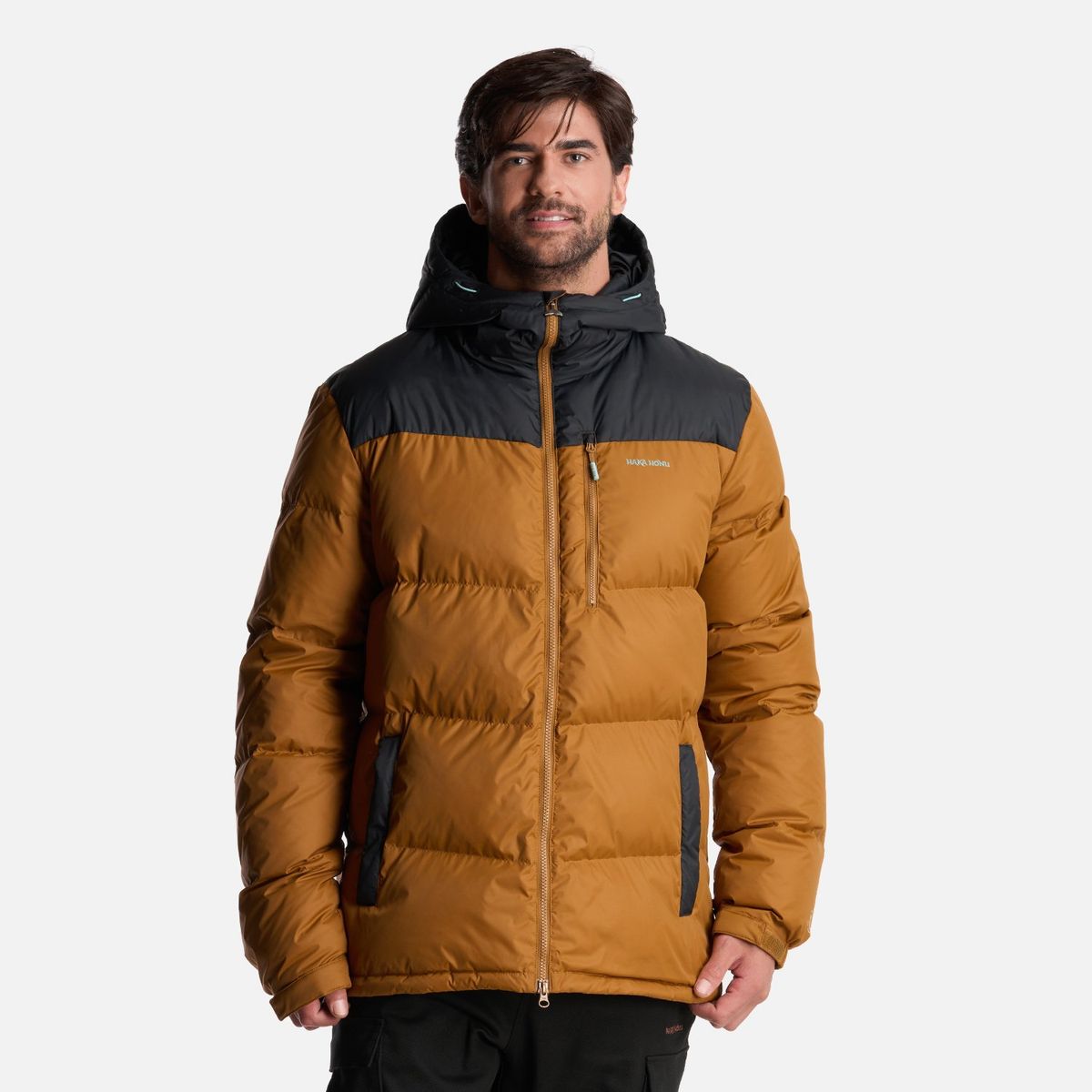 HAKA HONU - Chaqueta Hombre Campo Base Mostaza Haka Honu