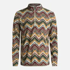 HAKA HONU - Polerón Hombre Taina Print Verde