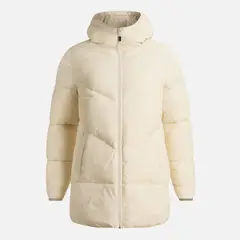 LIPPI - Chaqueta Mujer Long Line Steam Pro Hoody Jacket Crema