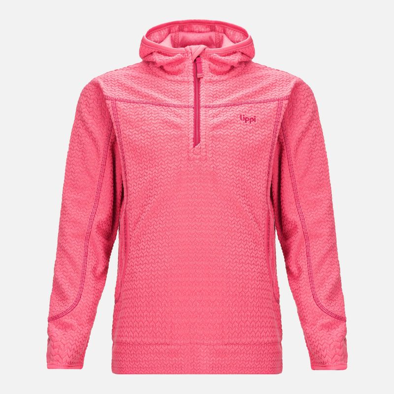 LIPPI - Poleron Niña Saltamontes Nano-F 14 Zip Hoody Rosado Lippi
