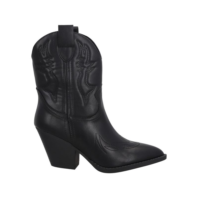 POLICE - Bota Mujer Negro Texana Luxu Police