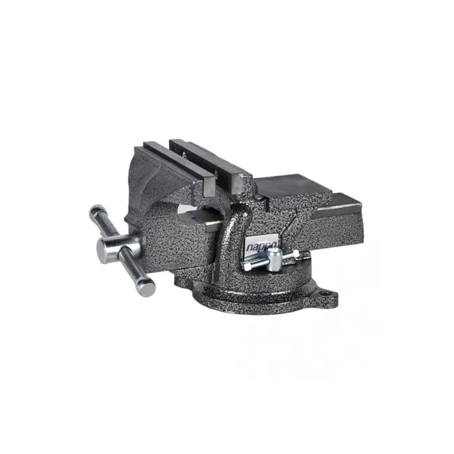 NAPPO - Tornillo de Banco Mecánico Nappo 5" 125mm Fuerza 900Kg Gris