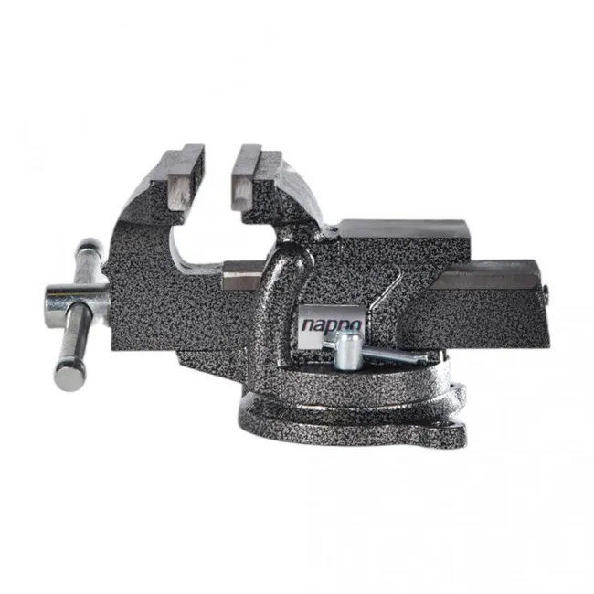 NAPPO - Tornillo de Banco Mecánico Nappo 5" 125mm Fuerza 900Kg Gris