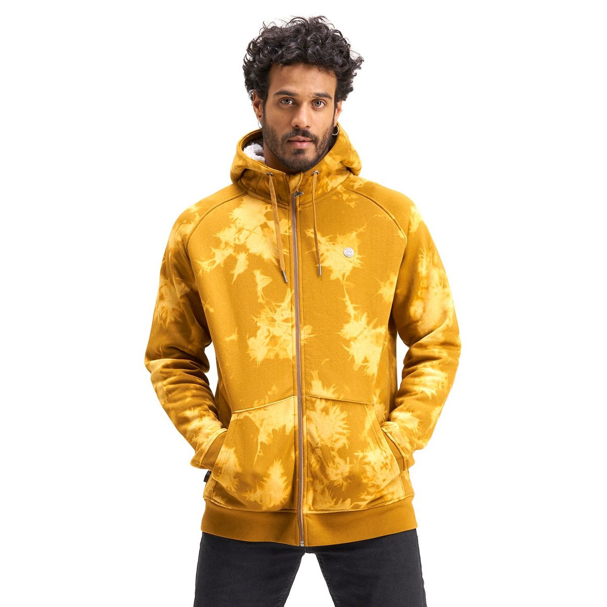 HAKA HONU - Poleron Hombre Refugia-T Mostaza Haka Honu