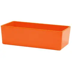 IMAHE - RECIPIENTE NARANJO 25X12X7.6CM.