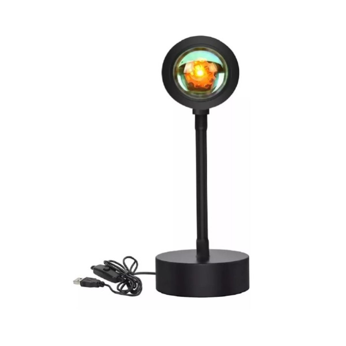 GENERICO - Lámpara Led De Proyeccion Atardecer Sunset Tik Tok