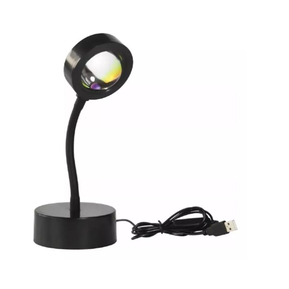 GENERICO - Lámpara Led De Proyeccion Atardecer Sunset Tik Tok