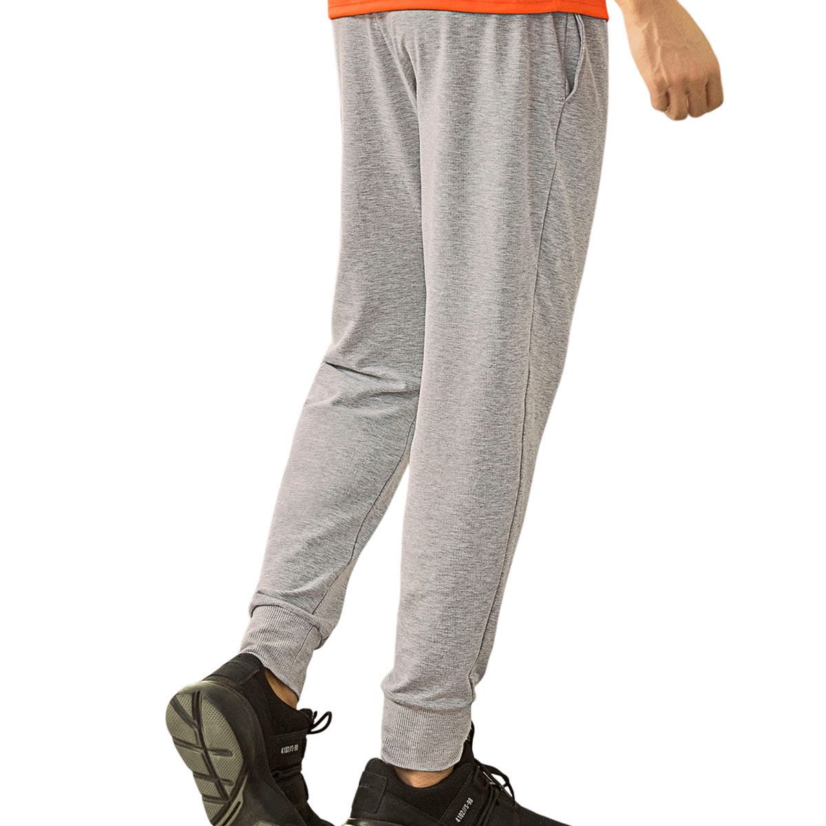 LEO - Jogger deportivo estilo sudadera con bolsillos laterales funcionales 518012 Gris Claro