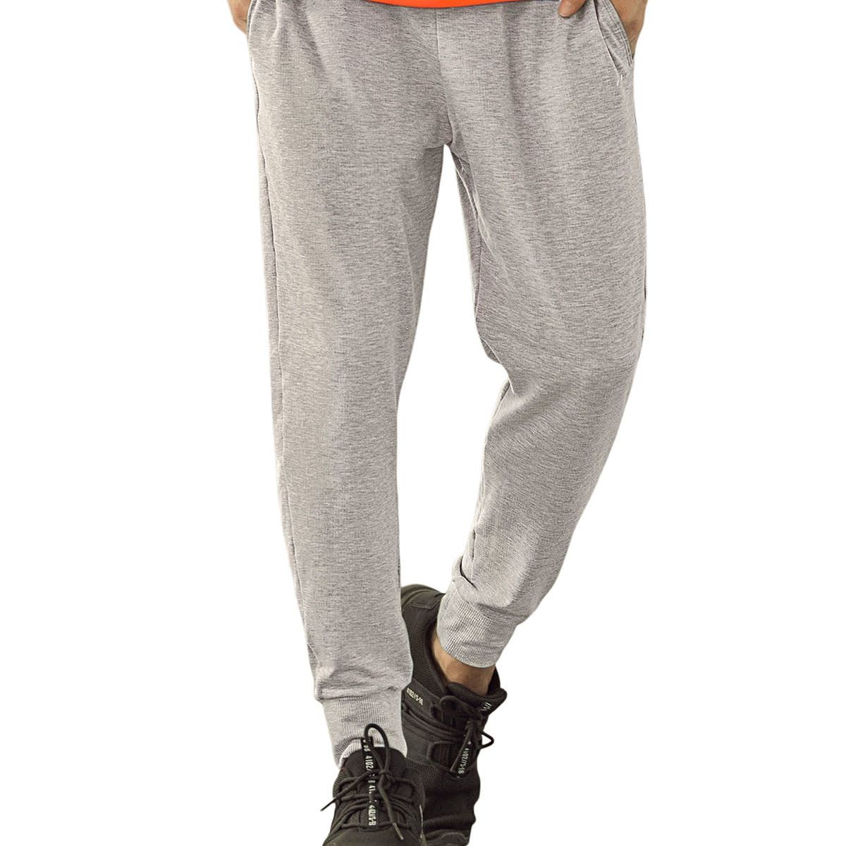 LEO - Jogger deportivo estilo sudadera con bolsillos laterales funcionales 518012 Gris Claro