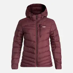 LIPPI - Chaqueta Mujer Bazpur Down Hoody Jacket Burdeo