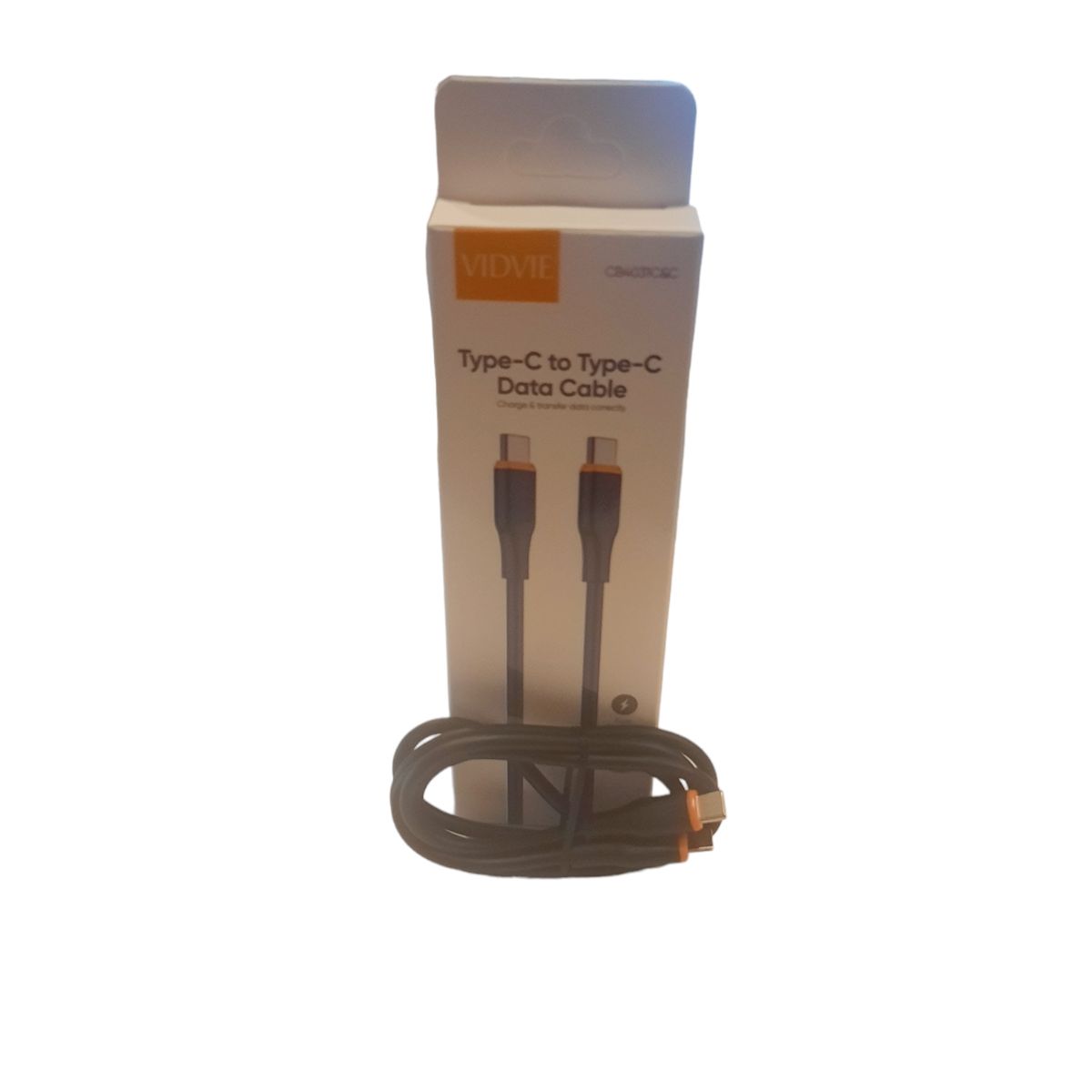 GENERICO - Cable de Datos Carga Rápida Vidvie Modelo CB4031CC Tipo C Tipo C