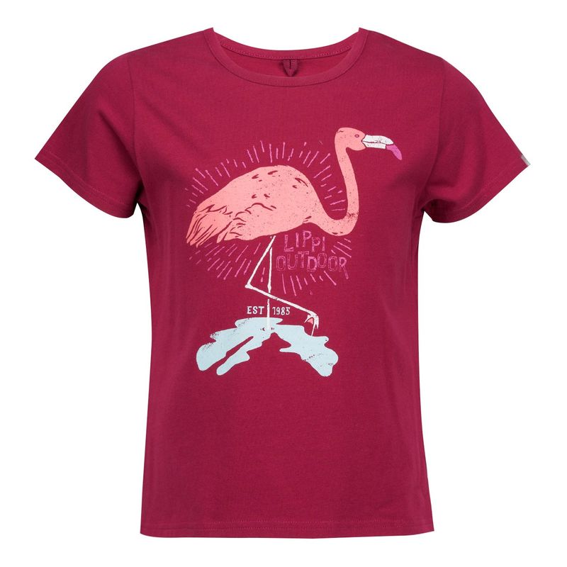 LIPPI - Polera Niña Country UV-Stop T-Shirt Frambuesa Lippi