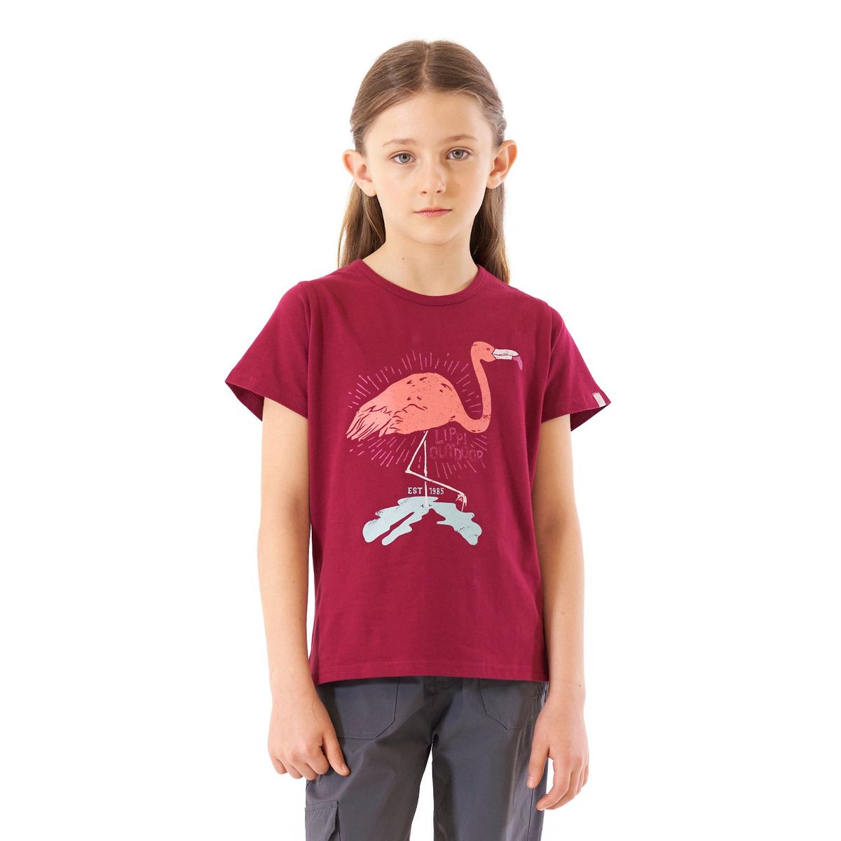 LIPPI - Polera Niña Country UV-Stop T-Shirt Frambuesa Lippi