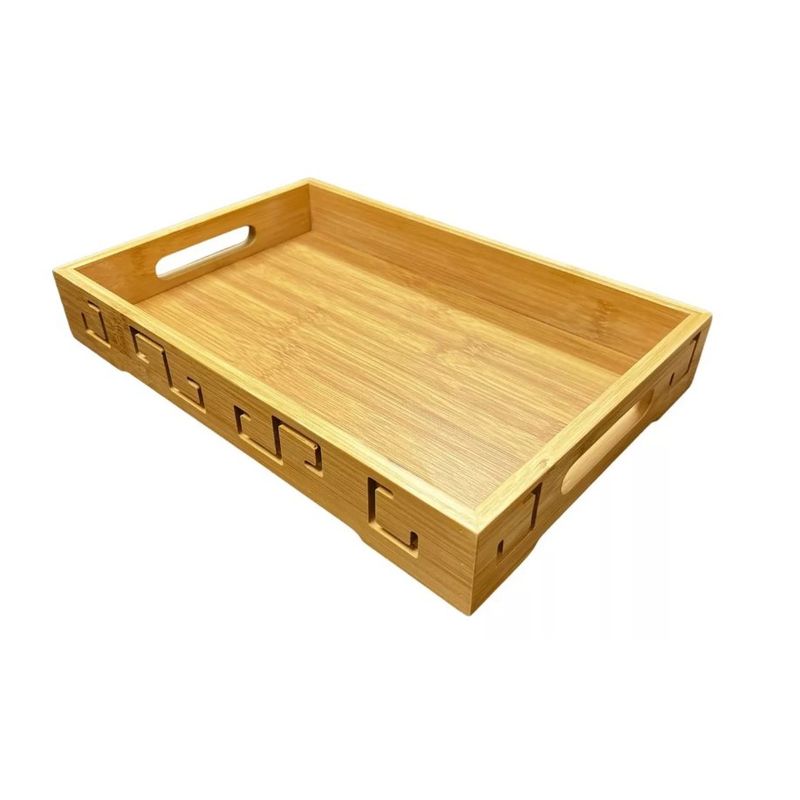 GENERICO - Bandejas De Madera Bandeja Desayuno Bandejas Garzon 40x28cm