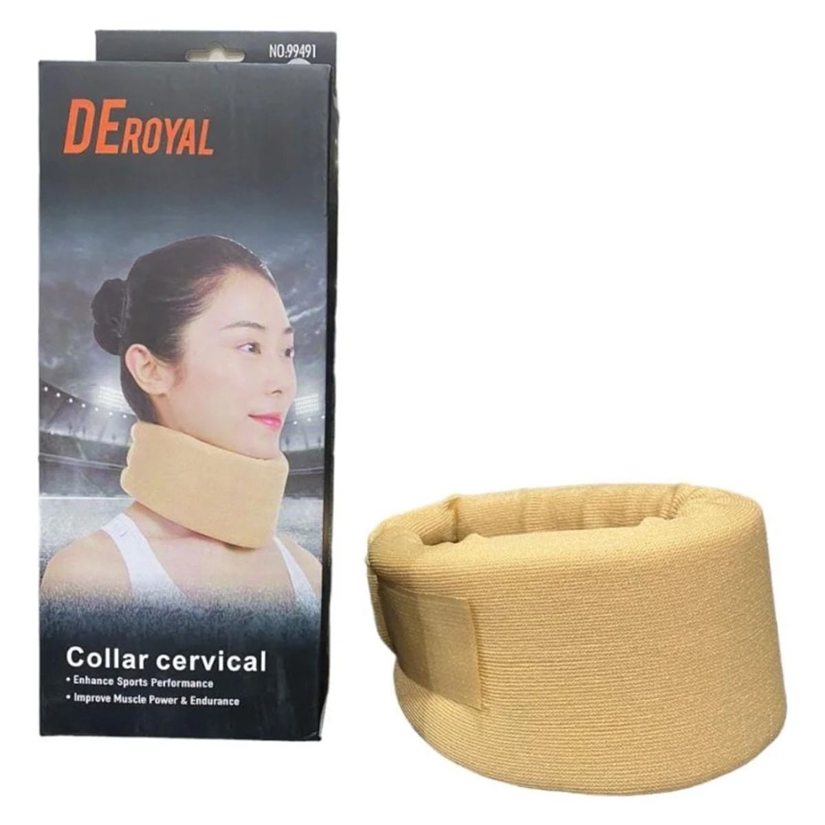 GENERICO - Cuello Collarin Para Cervical Blando Ortopédico Talla M
