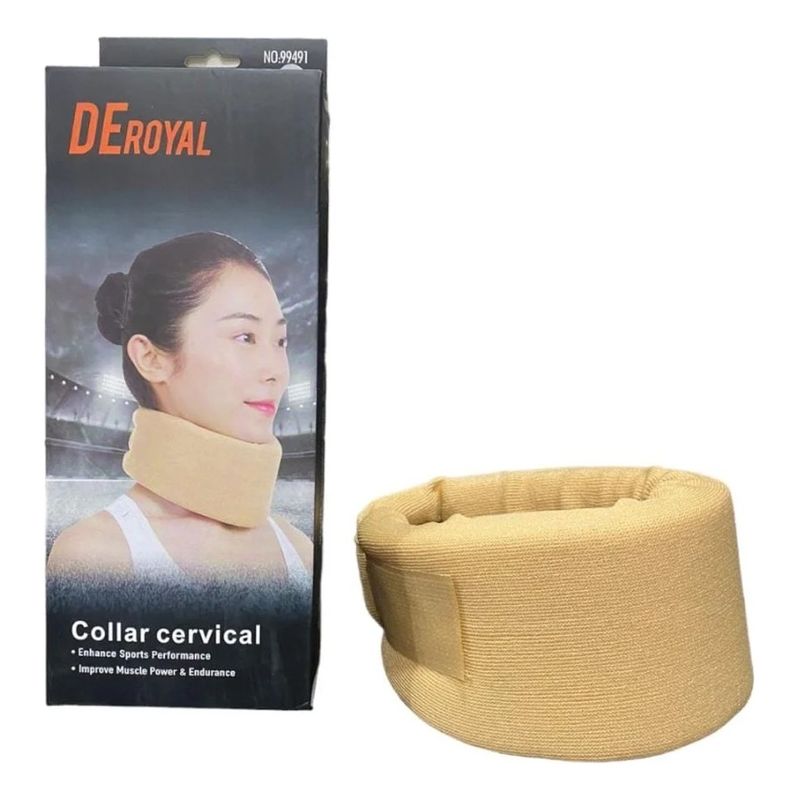GENERICO - Cuello Collarin Para Cervical Blando Ortopédico Talla L