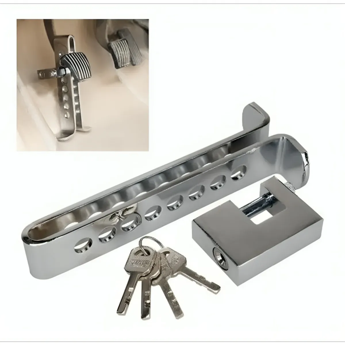 OEM - Traba Volante Antirrobo Auto + 2 .