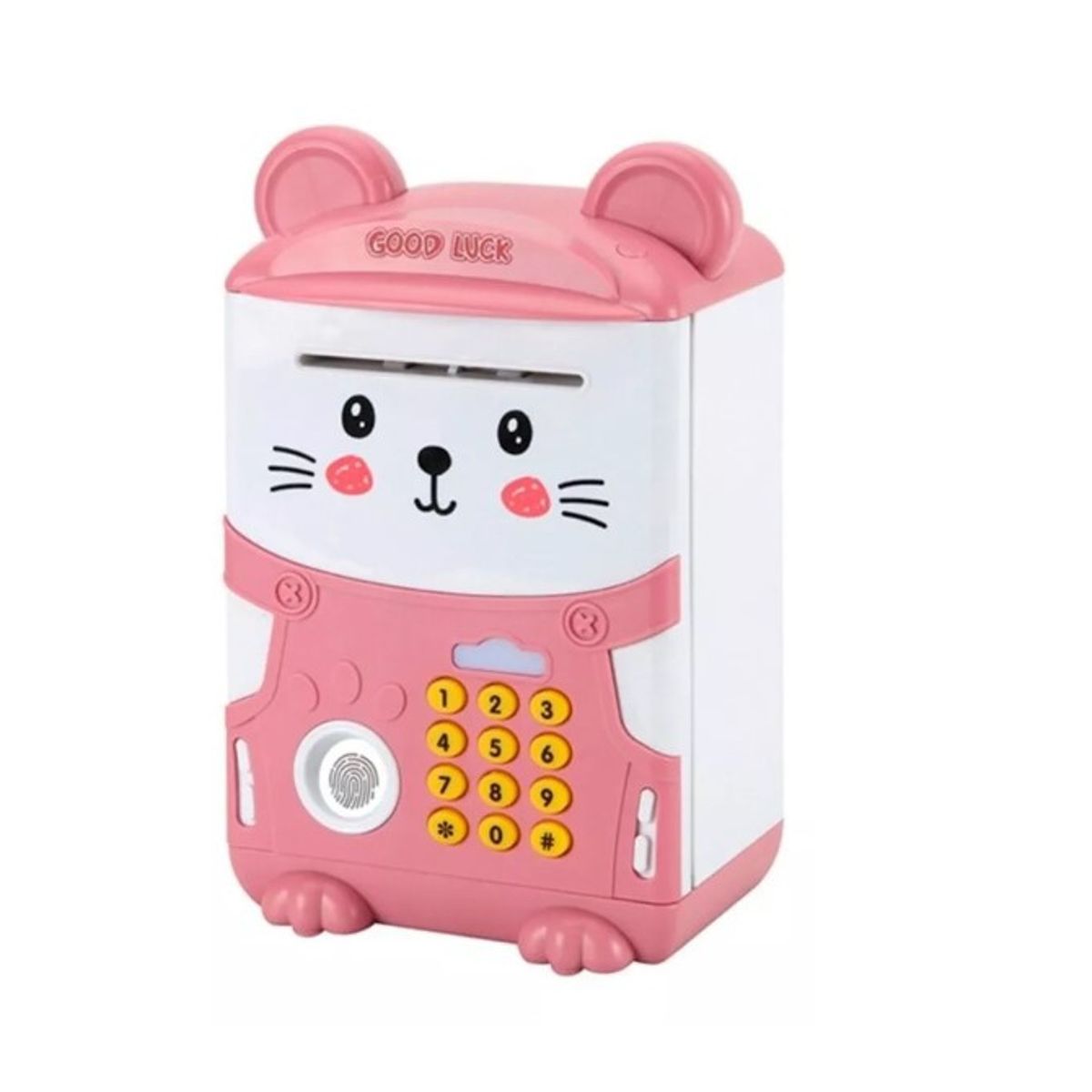 GENERICO - Alcancía Gato Ahorro Automática Contraseña Sonido Y Huella