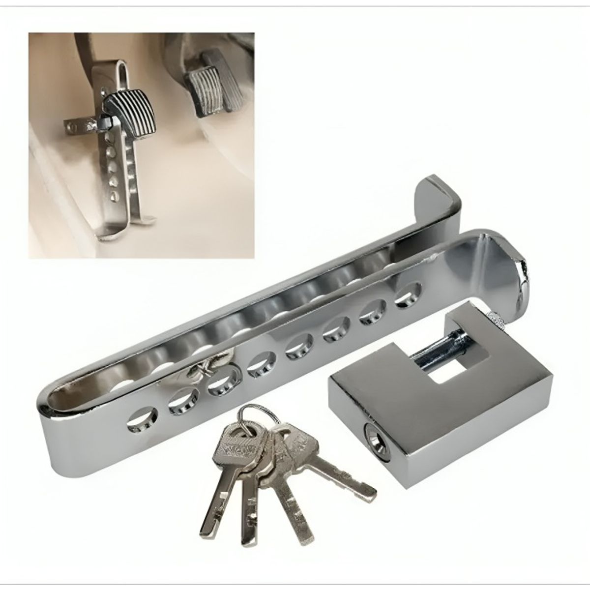 OEM - Traba Volante Antirrobo Auto + 2 .