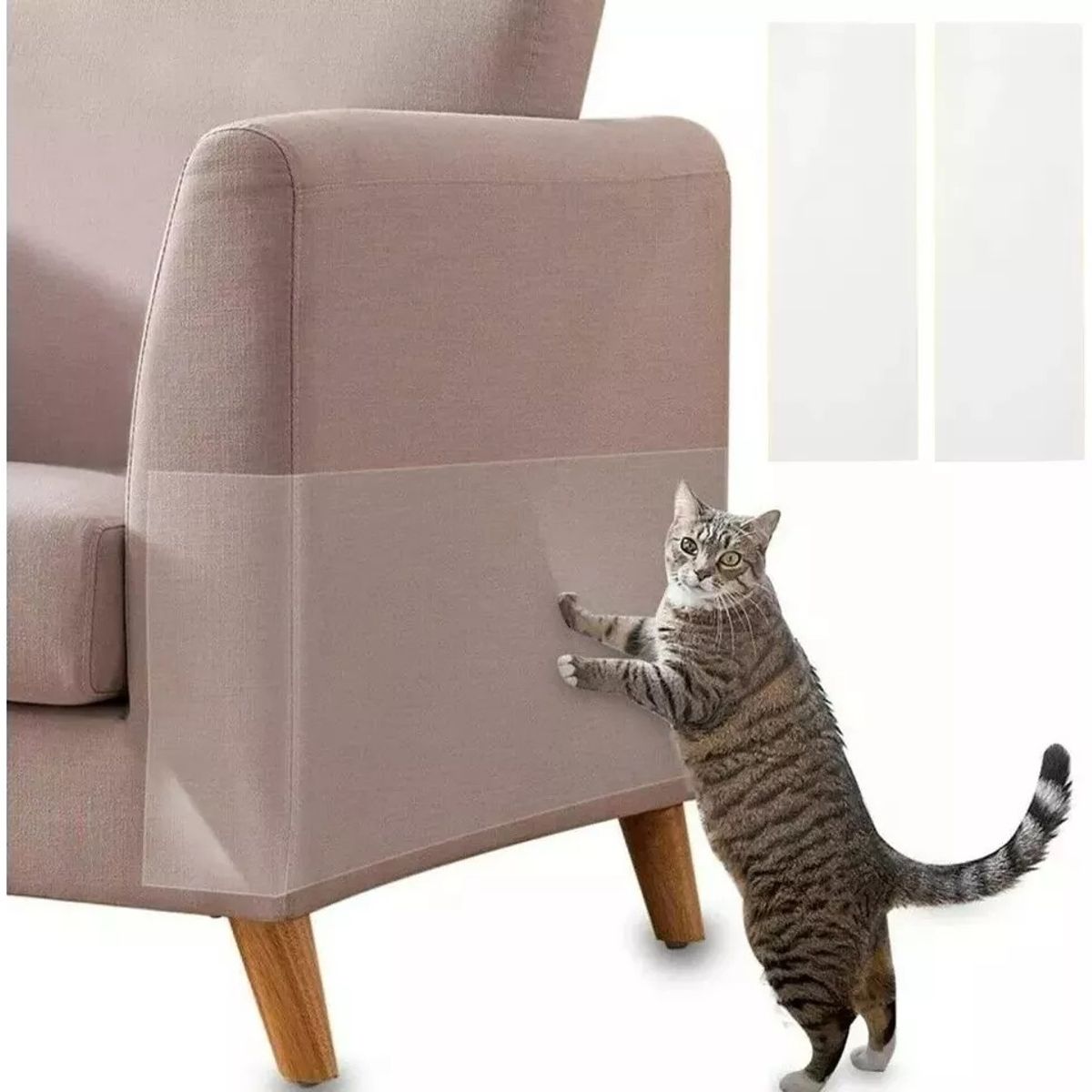 GENERICO - 10pcs Gato Protector Antiarañazos Sofá Sofá Muebles 43x30cm