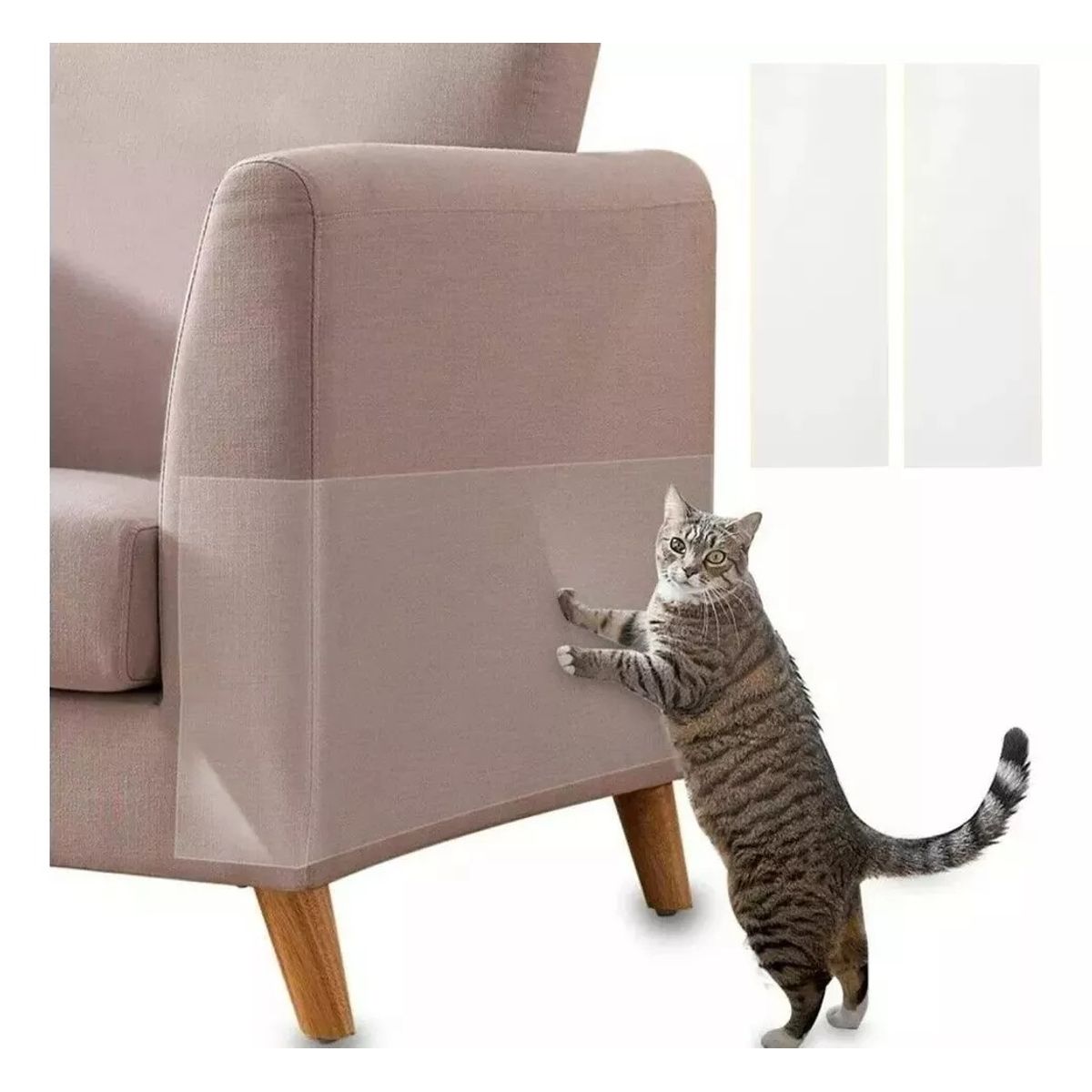 GENERICO - 10pcs Gato Protector Antiarañazos Sofá Sofá Muebles 43x30cm
