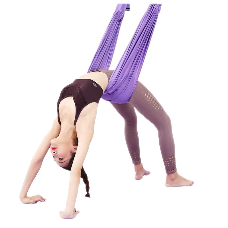 GENERICO - Hamaca Aérea Yoga Columpio Ajustable Elástico Entrenamiento