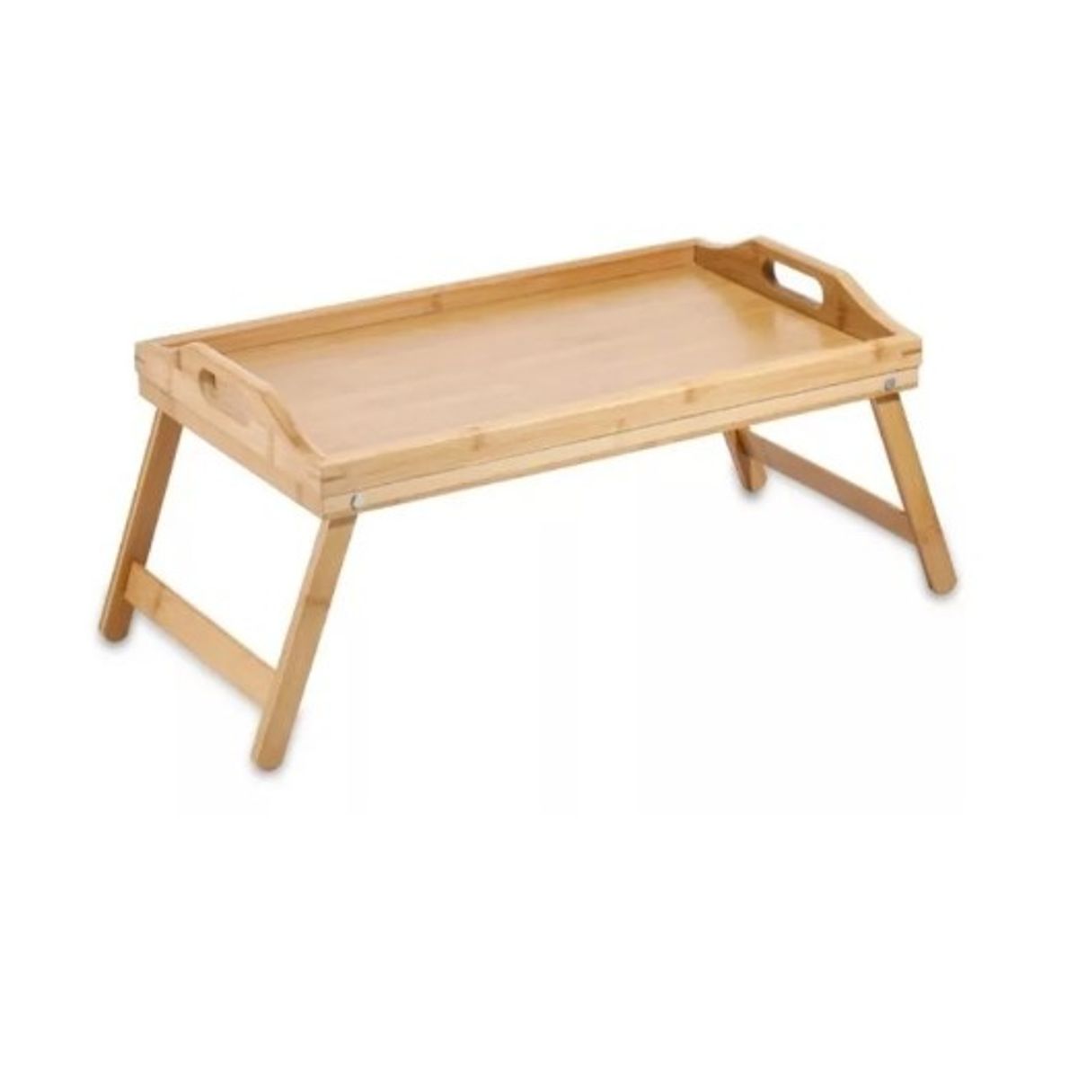 GENERICO - Bandeja De Cama Desayunador Madera Bambu Notebook