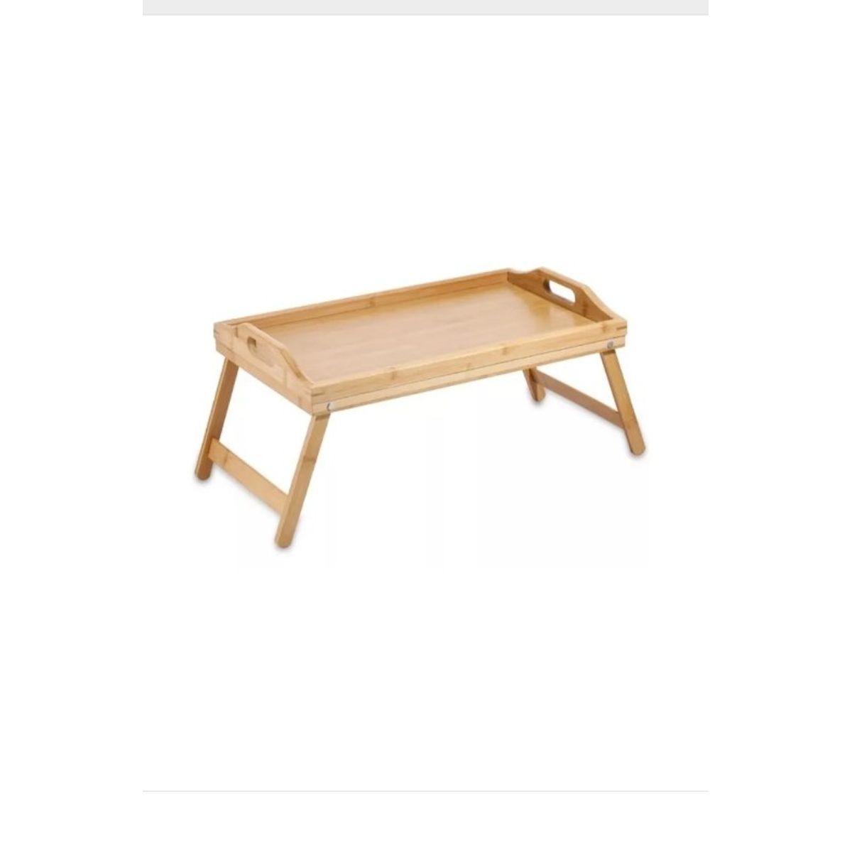 GENERICO - Bandeja De Cama Desayunador Madera Bambu Notebook