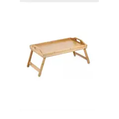 GENERICO - Bandeja De Cama Desayunador Madera Bambu Notebook
