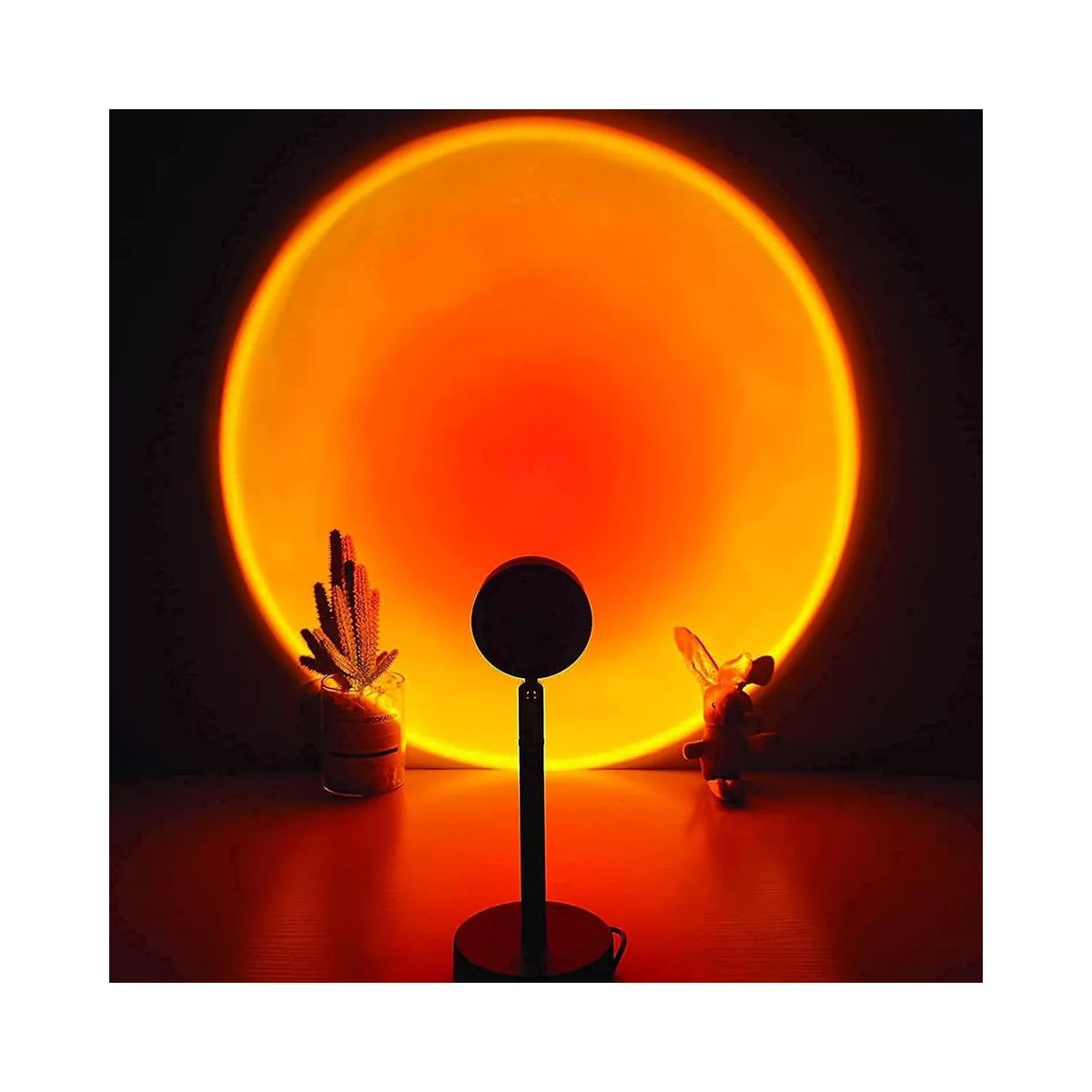 GENERICO - Lampara Proyector Luz Atmosferica Ambienta Sunset Tiktok