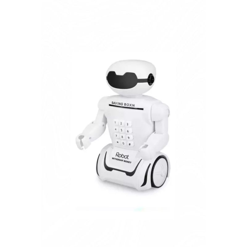 GENERICO - Robot Alcancia Tipo Cajero Automático Niños Luces Sonido