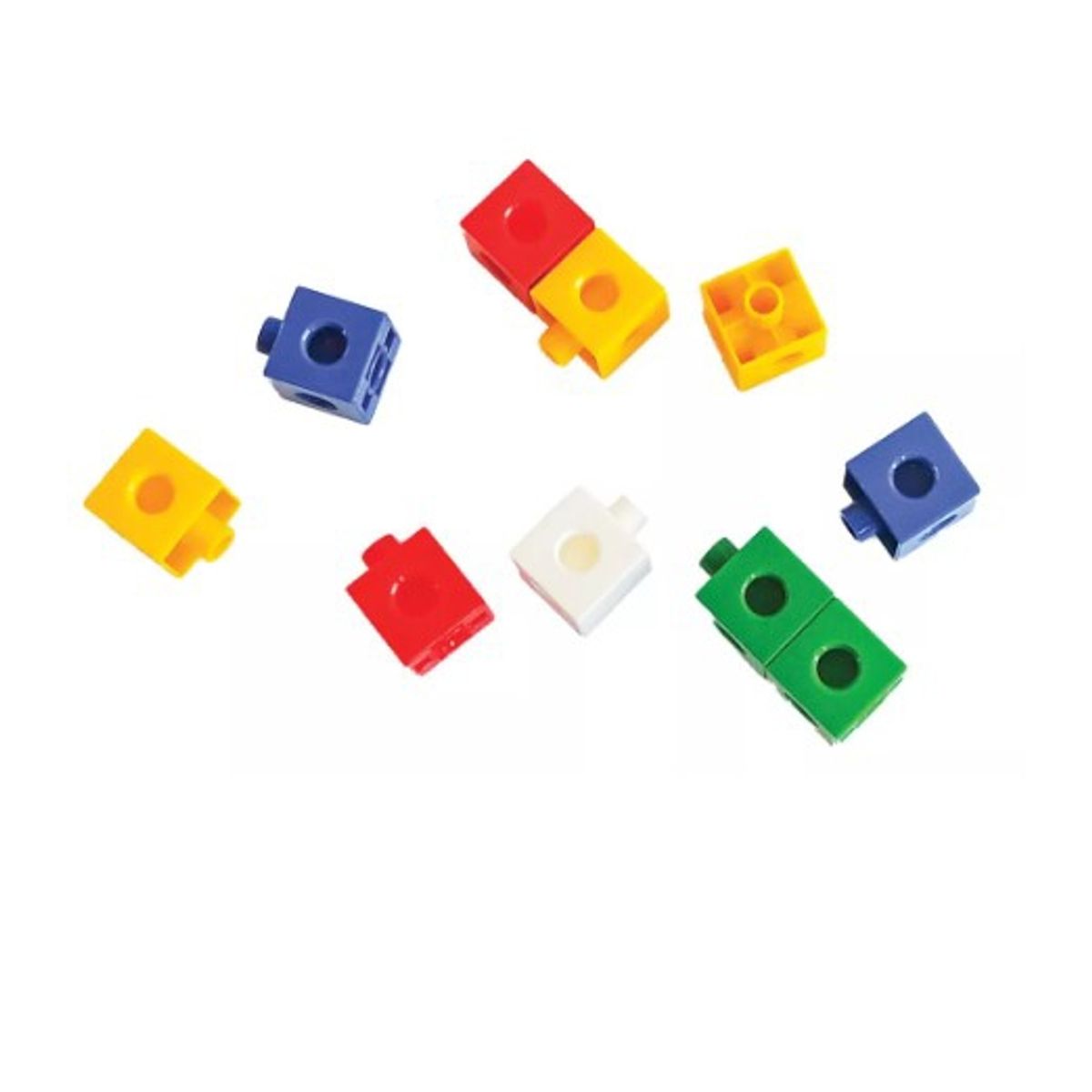 GENERICO - Juego Didáctico Cubos Conectables Adetec 140 Pz - 616