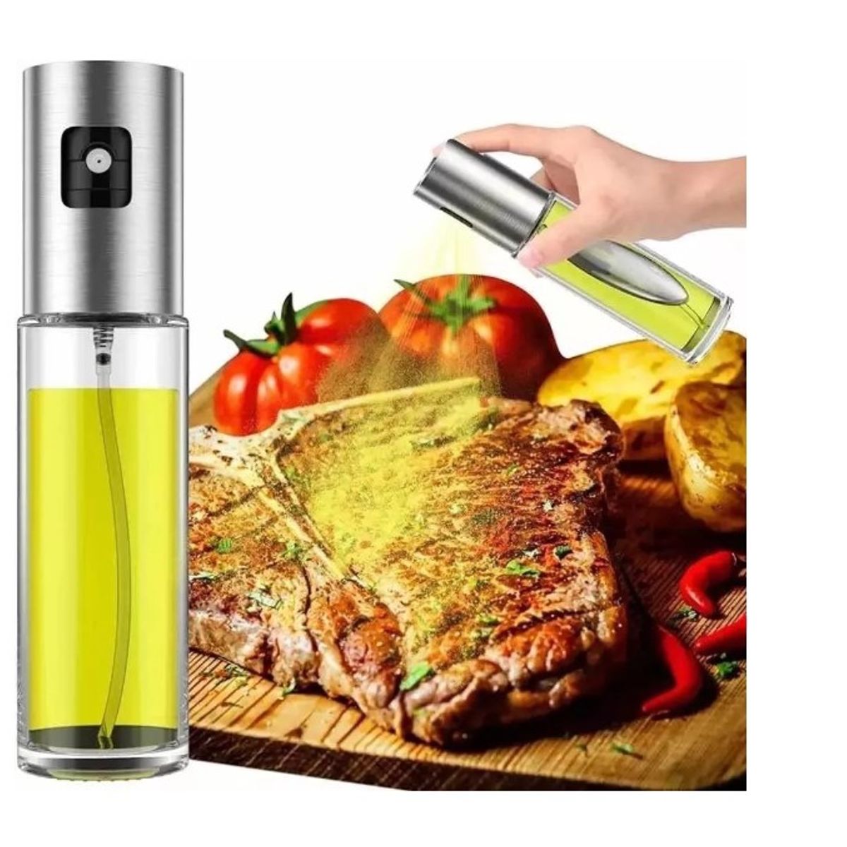 GENERICO - Dispensador De Aceite Y Vinagre Press & Measure 50371