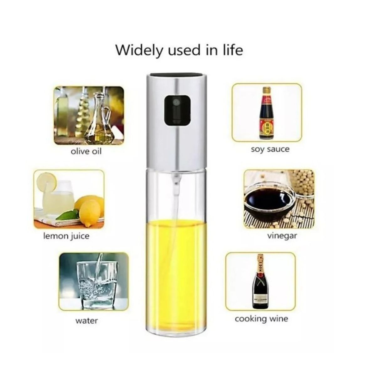 GENERICO - Dispensador De Aceite Y Vinagre Press & Measure 50371