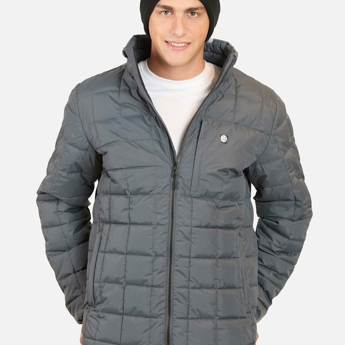 MAUI AND SONS - Parka Puffa Hanalei Gris Hombre Maui And Sons