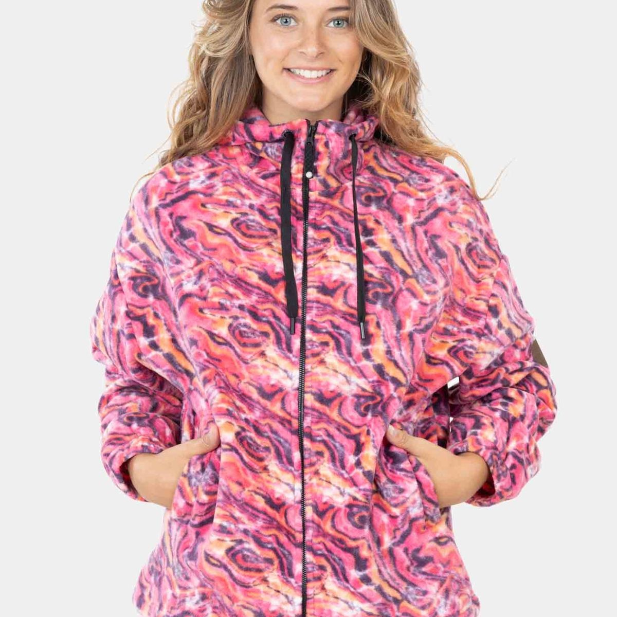 MAUI AND SONS - Poleron Micropolar Beautiful Day Multicolor Mujer Maui And Sons