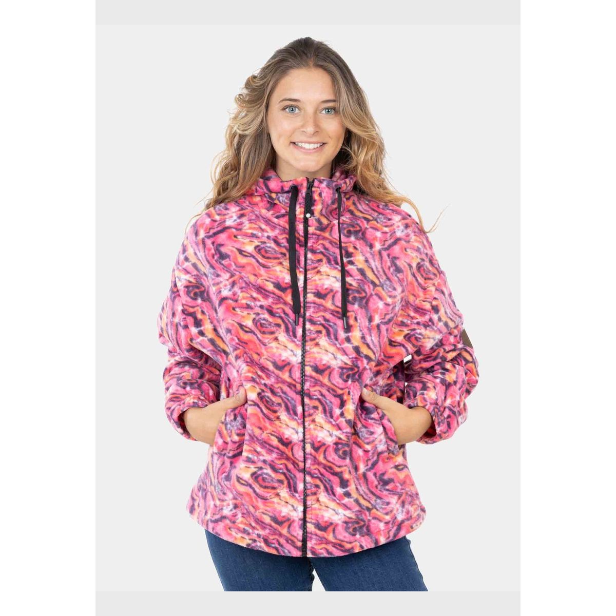 MAUI AND SONS - Poleron Micropolar Beautiful Day Multicolor Mujer Maui And Sons