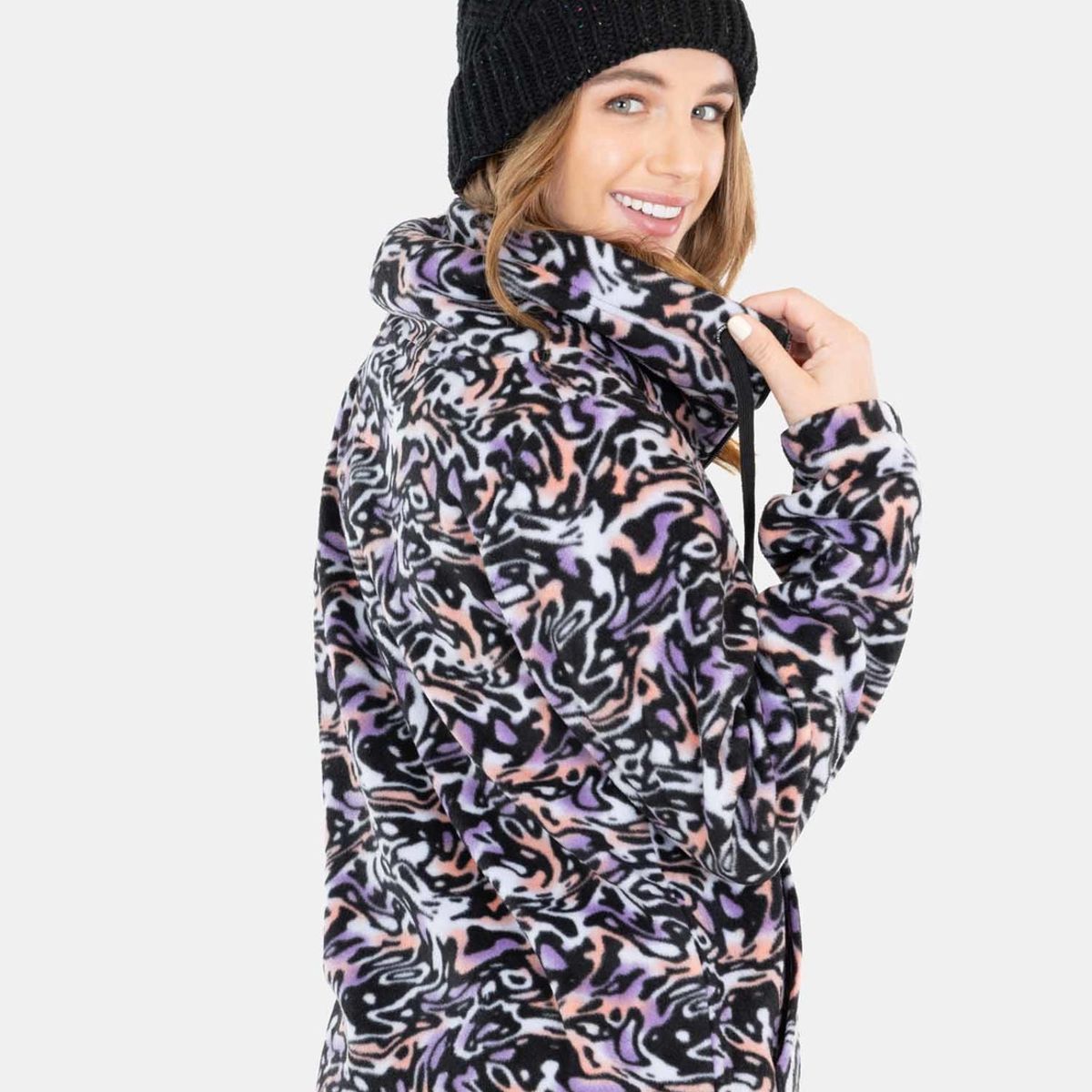 MAUI AND SONS - Poleron Micropolar Mystical Sunset Multicolor Mujer Maui And Sons